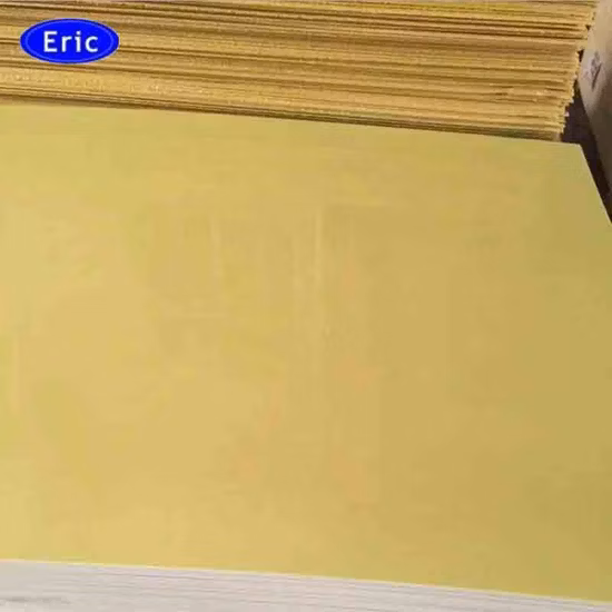 Gelbe Isolierplatte aus laminiertem Epoxidglasgewebe Typ 3240