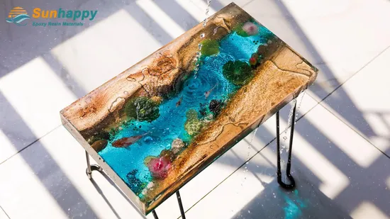 Deep Pour Ab klebendes flüssiges Epoxidharz für River Table Crystal Arts Craft